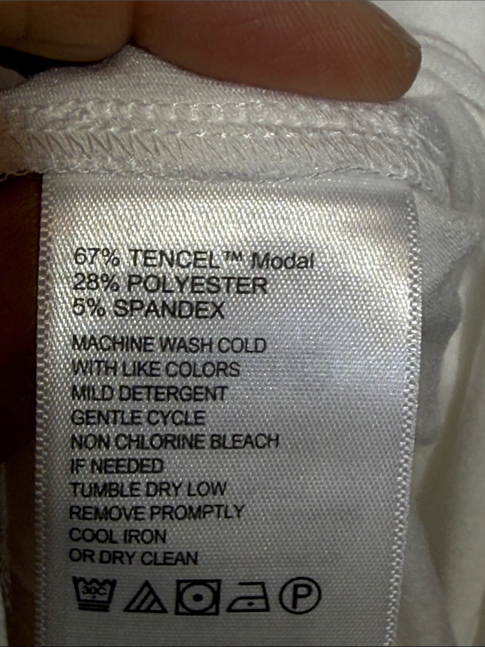 Tommy Bahama White V-Neck Short Sleeve Tee - Picture 3 of 5